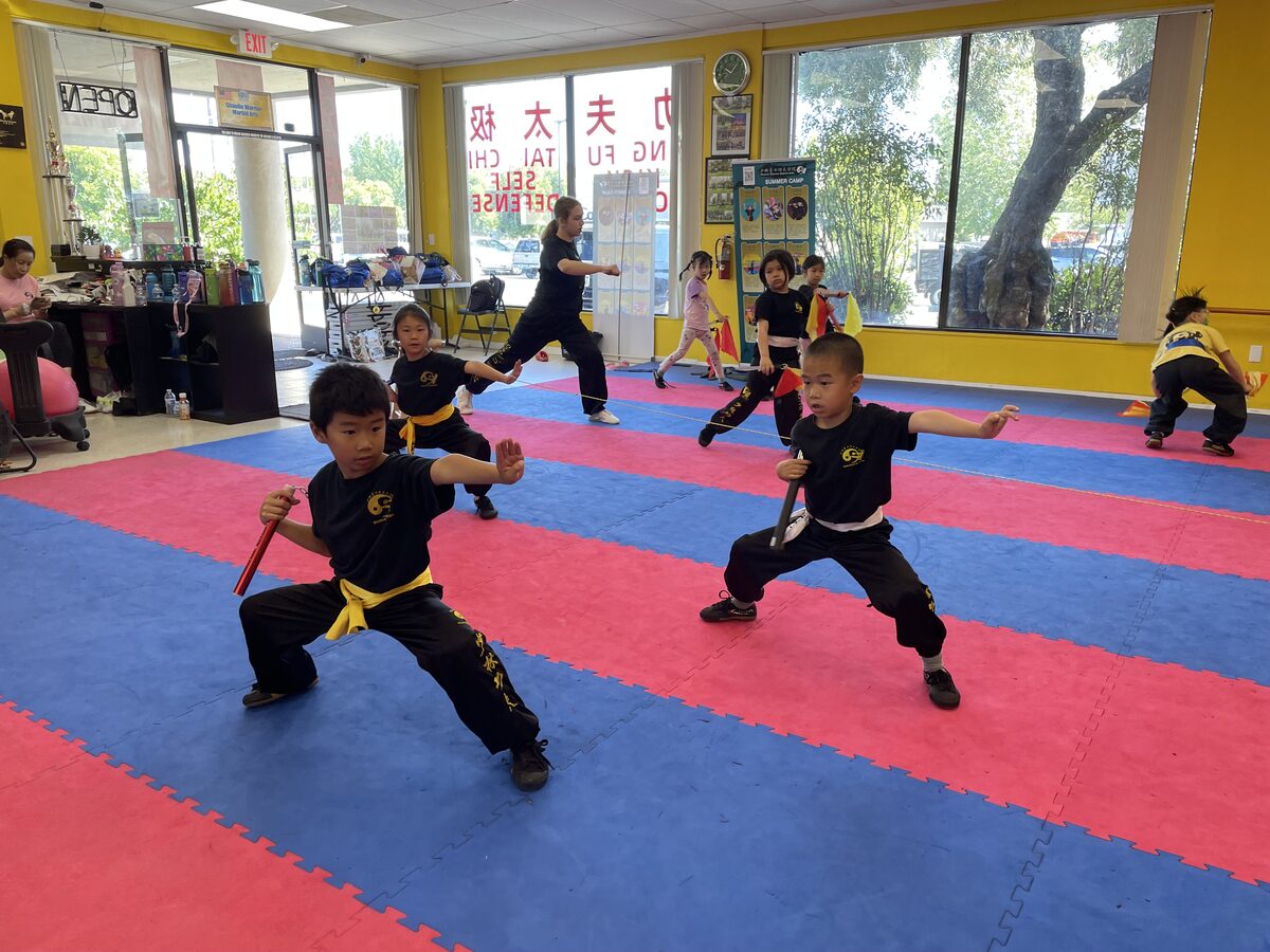 Summer camp martial arts training