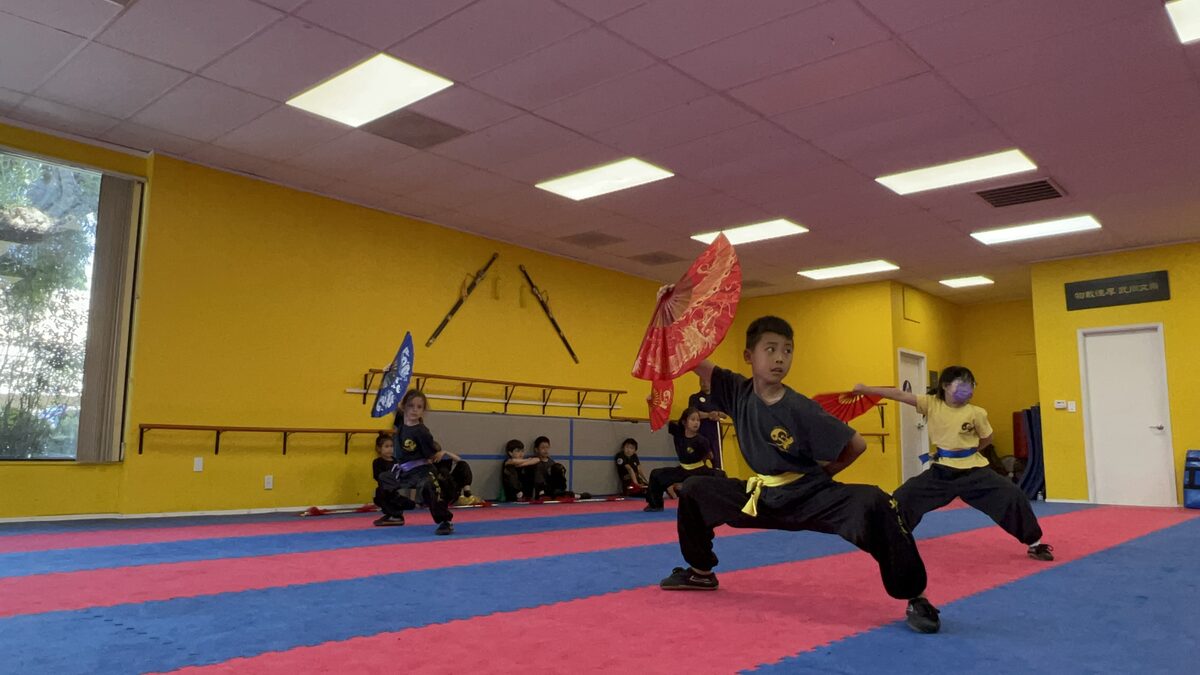 Students training at 2024 Shaolin Warrior Summer Camp