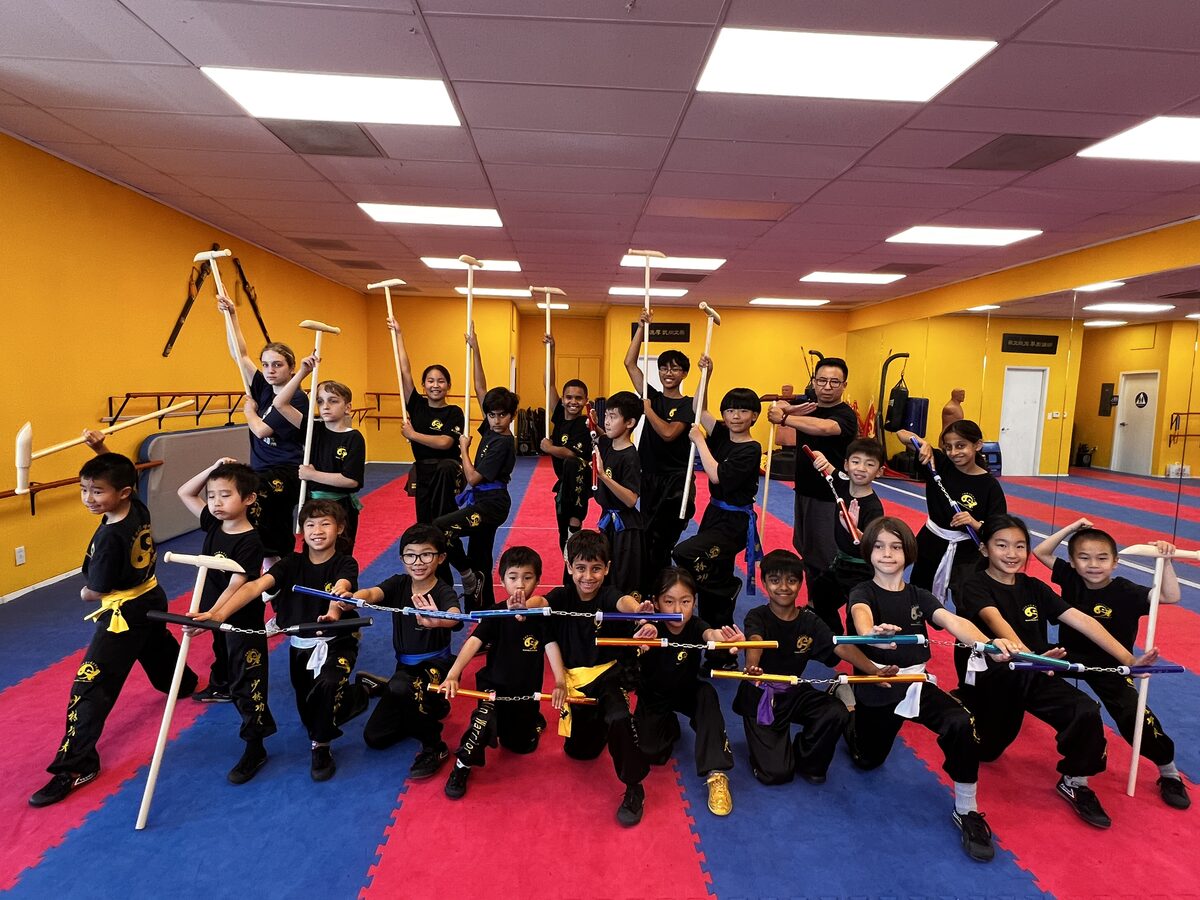 Group shot at 2024 Shaolin summer camp