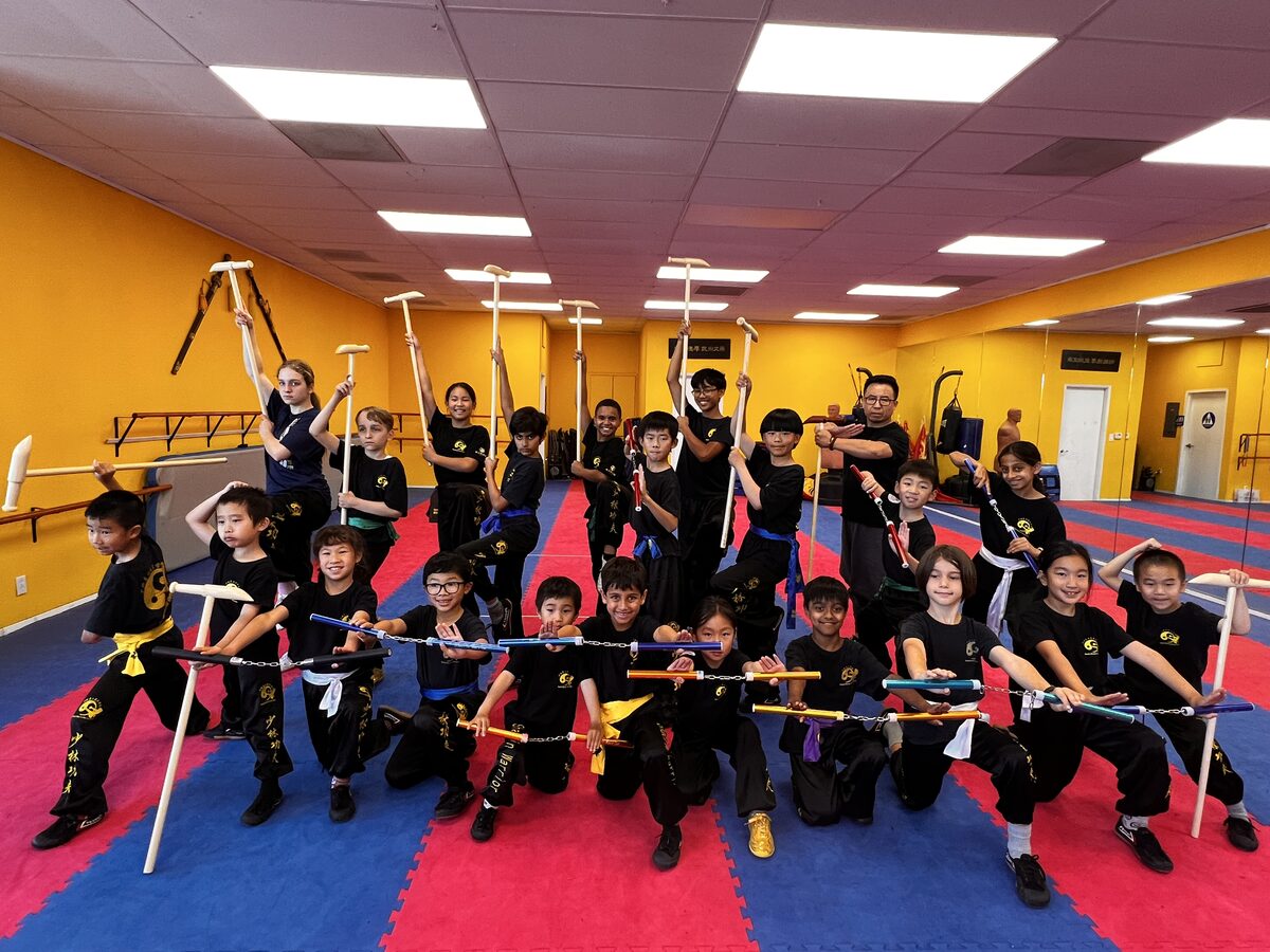 Training session at Shaolin Warrior summer camp